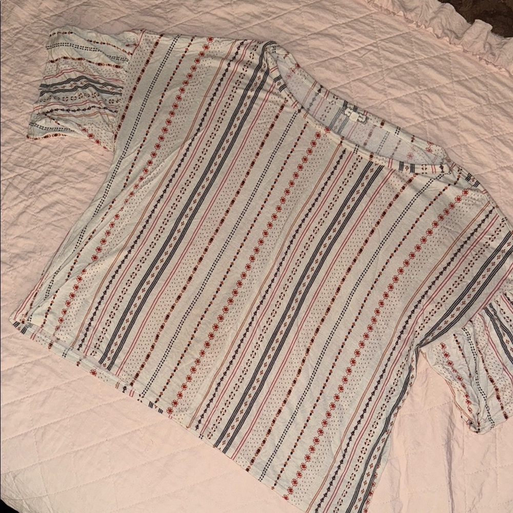 Striped Patterned Top
